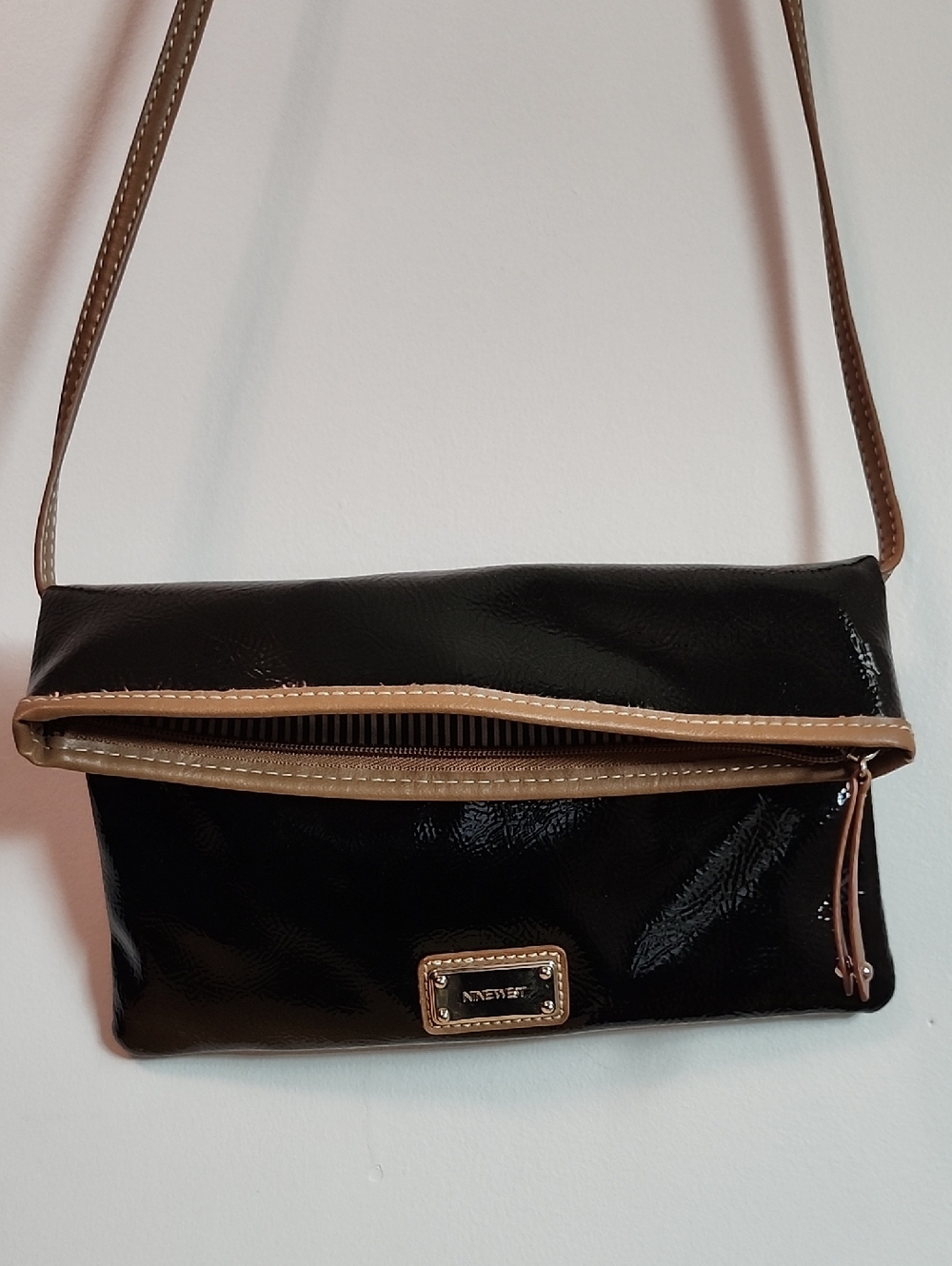 Nine West Patent Leather Crossbody Bag